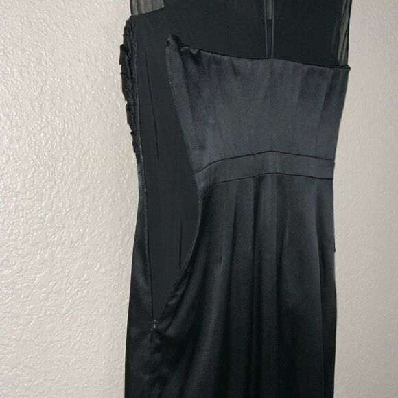 Karen Millen Black Silk Dress size 4 - Picture 9 of 13